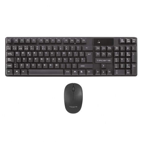 Tacens teclado RF inalámbrico QWERTY Español Negro ACPW0ES