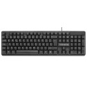 Tacens teclado USB QWERTY Español Negro AK0ES