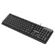 Tacens teclado USB QWERTY Español Negro AK0ES
