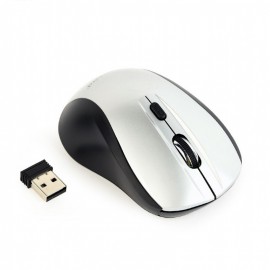 Gembird ratón RF inalámbrica + USB Óptico 1600 DPI musw-4b-02-bs
