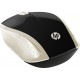 HP 200 RF inalámbrico Ambidiestro Negro, Oro ratón 2HU83AA