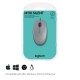 Logitech M110 ratón USB Óptico 1000 DPI Ambidiestro Gris 910-005490