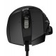 Logitech G502 Hero ratón USB Óptico 16000 DPI  Negro 910-005470