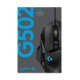 Logitech G502 Hero ratón USB Óptico 16000 DPI  Negro 910-005470