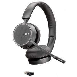 Plantronics Voyager 4220 UC auriculares para móvil Binaural Diadema Negro Inalámbrico 211996-01