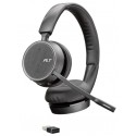 Plantronics Voyager 4220 UC auriculares para móvil Binaural Diadema Negro Inalámbrico 211996-01