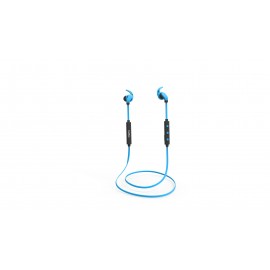 CoolBox CoolSport II auriculares para móvil Binaural Dentro de oído Azul Inalámbrico y alámbrico COO-AUB-S01BL