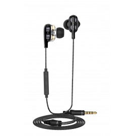 CoolBox CoolJoin auriculares para móvil Binaural Dentro de oído Negro Alámbrico COO-AUR-S04DD
