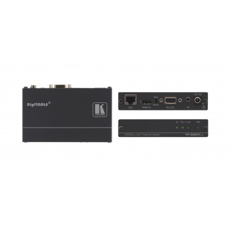 Kramer Electronics  AV transmitter Negro extensor audio/video TP-580TXR