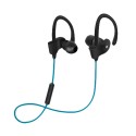 Woxter Airbeat BT-9 auriculares para móvil Binaural gancho de oreja, Dentro de oído Negro, Azul Inalámbrico AP26-031