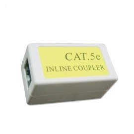Gembird Cat. 5E LAN RJ-45 RJ-45 Blanco adaptador de cable NCA-LC5E-001