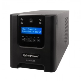 CyberPower 750VA 6AC outlet(s) Torre Negro sistema de alimentación ininterrumpida (UPS) PR750ELCD