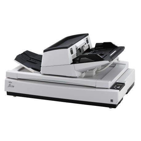 Fujitsu fi-7700S Flatbed & ADF scanner 600 x 600DPI A3 Negro, Color blanco PA03740-B301