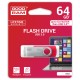 Goodram UTS3 unidad flash USB 64 GB 3.0 (3.1 Gen 1) Conector USB Tipo A Rojo UTS3-0640R0R11