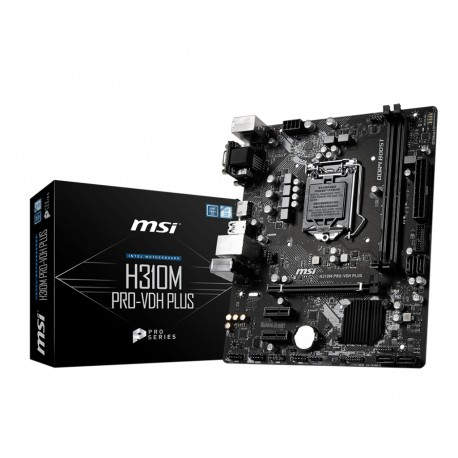MSI H310M PRO-VDH PLUS placa base LGA 1151 (Zócalo H4) Intel H310 micro ATX H310M PRO-VDH PLUS