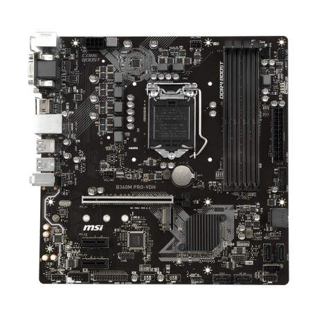 MSI B360M PRO-VDH Intel B360 LGA 1151 (Socket H4) microATX placa base 7B24-003R