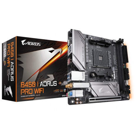 Gigabyte B450 I AORUS PRO WIFI placa base Zócalo AM4 AMD B450 mini-ATX B450 I AORUS PRO WIFI