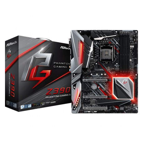 Asrock Z390 Phantom Gaming 6 LGA 1151 (Zócalo H4) Intel Z390 ATX 90-MXB900-A0UAYZ