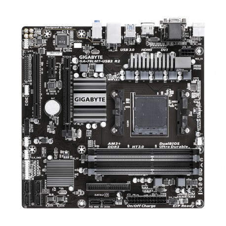 Gigabyte GA-78LMT-USB3 R2  AMD 760G Socket AM3+ Mini-ATX placa base GA-78LMT-USB3 R2