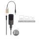 Ewent micrófono PC microphone Alámbrico Negro EW3552