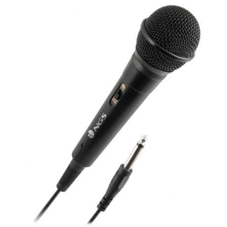 NGS Singer Fire Karaoke microphone Alámbrico Negro SINGERFIRE