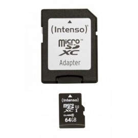 Intenso microSDXC Card 64GB Premium Class 10 UHS-I 3423490