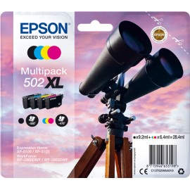 Epson 502XL 6.4ml 9.2ml 550páginas 470páginas Negro, Cian, Magenta, Amarillo cartucho de tinta C13T02W64010