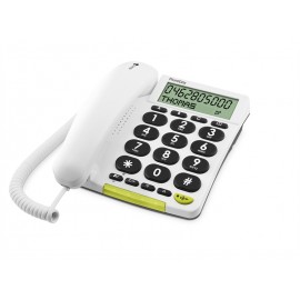 Doro 312cs Teléfono analógico Identificador de llamadas Blanco 380007
