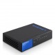 Linksys LGS105 No administrado Gigabit Ethernet (10/100/1000) Negro, Azul LGS105-EU-RTL