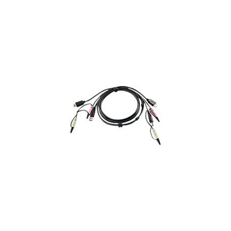 Aten 2L-7D02UH 1.8m Negro