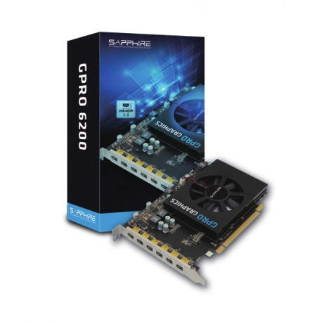 Sapphire GPRO 6200 4 GB GDDR5 32258-00-21G