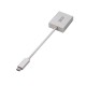 Nanocable Conversor USB-C a VGA. USB-C/M-VGA/H, Aluminio 10cm 10.16.4101