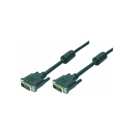 LogiLink 2m DVI-D cable DVI Negro CD0001