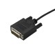 StarTech.com Negro CDP2DVI3MBNL