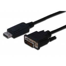 ASSMANN Electronic AK-340301-030-S 3m DisplayPort DVI-D Negro