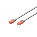 Digitus DK-1617-020 2m Cat6 U/UTP (UTP) Gris, Rojo