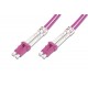 Digitus LC/LC 50/125µ 1m LC Rosa DK-2533-01-4