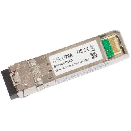 Mikrotik S+31DLC10D Fibra óptica 1310nm 10000Mbit/s SFP+