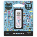 TECH1TECH TEC4003-32 32GB USB tipo A 2.0 Multicolor