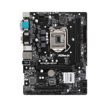 Asrock H310CM-HDVP ATX Intel H310 90-mxb9z0-a0ubyz