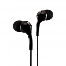 V7 Auriculares internos estéreo, ligeros, aislamiento de ruido para utilizar dentro del oído, 3,5 mm, negro HA105-3EB