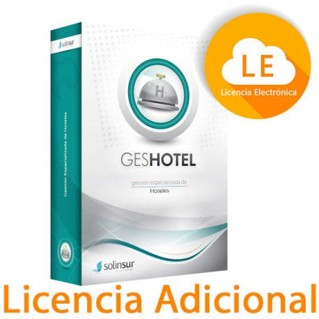 Solinsur SOFTWARE GESHOTEL LICENCIA ADICIONAL
