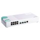 QNAP QSW-308-1C switch No administrado Gigabit Ethernet (10/100/1000) Blanco