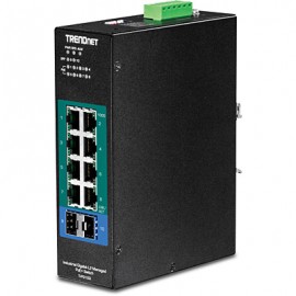Trendnet TI-PG102I switch Gestionado L2 Gigabit Ethernet (10/100/1000) Negro Energía sobre Ethernet (PoE)