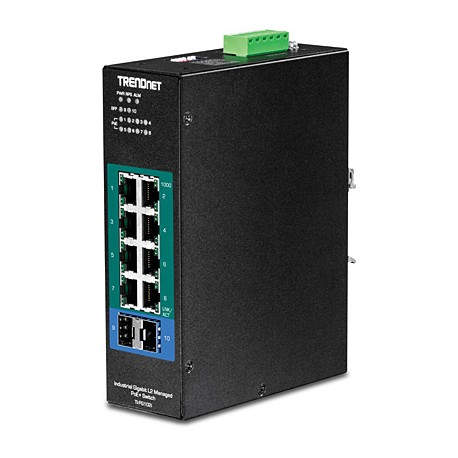 Trendnet TI-PG102I switch Gestionado L2 Gigabit Ethernet (10/100/1000) Negro Energía sobre Ethernet (PoE)