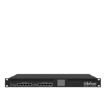 Mikrotik RB3011UIAS-RM router Gigabit Ethernet Negro