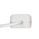 V7 Protector contra sobrevoltajes de 5 tomas Schuko para uso en casa u oficina, cable de 1,8 m, 1050 julios - Blanco J154605