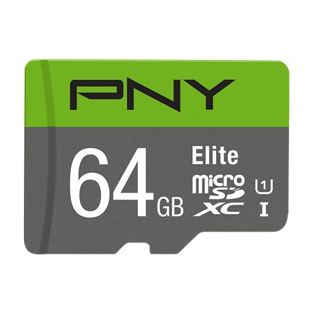 PNY Elite memoria flash 64 GB MicroSDXC Clase 10 P-SDUX64U185GW-GE