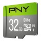 PNY Elite memoria flash 32 GB MicroSDHC Clase 10 P-SDU32GU185GW-GE
