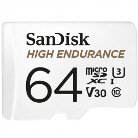 Sandisk High Endurance memoria flash 64 GB MicroSDXC Clase 10 UHS-I SDSQQNR-064G-GN6IA